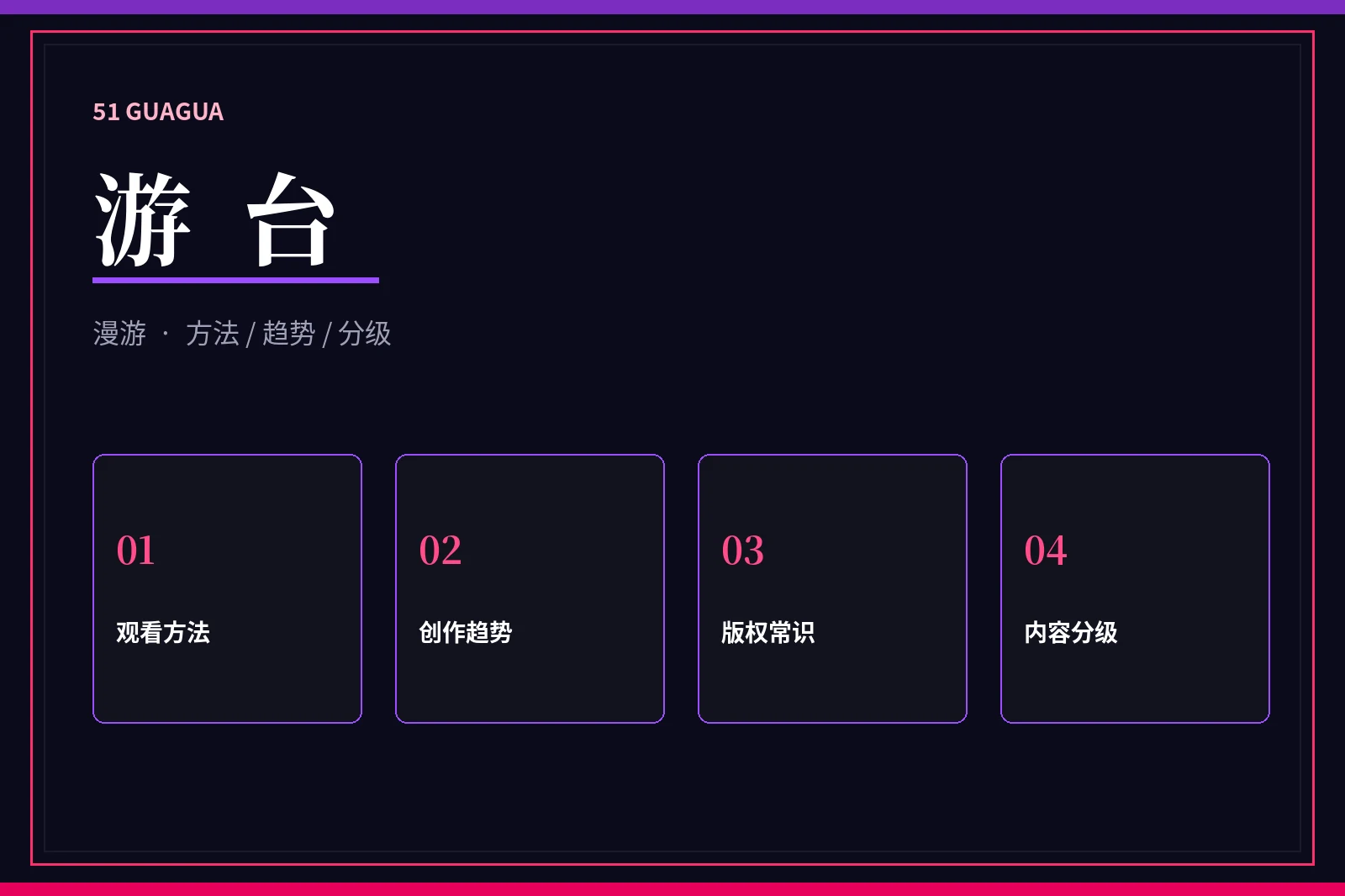 51吃瓜游台观看与版权常识